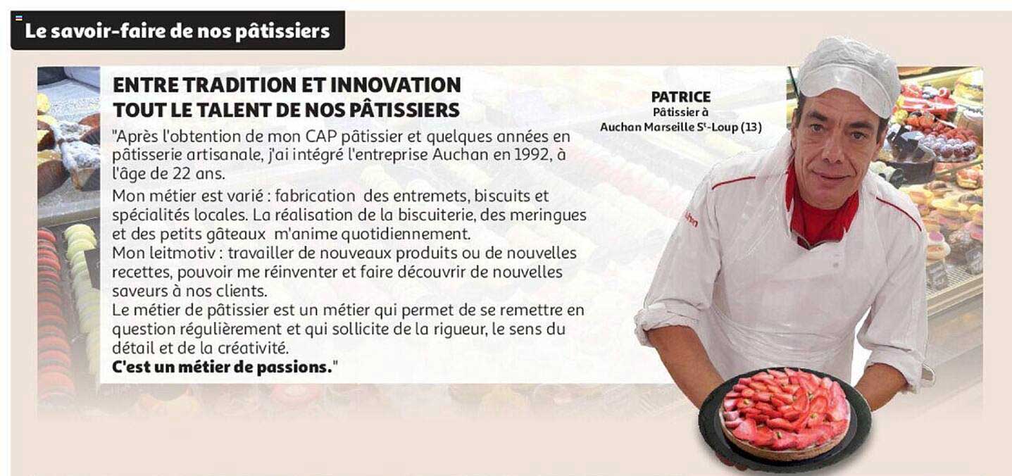 le savoir-faire de nos pâtissiers