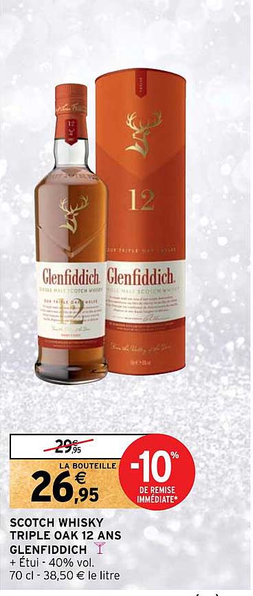 scotch whisky triple oak 12 ans glenfiddich