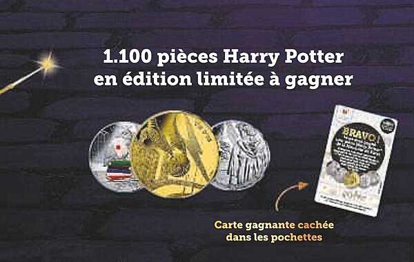 1.100 pièces harry potter en édition limitée à gagner