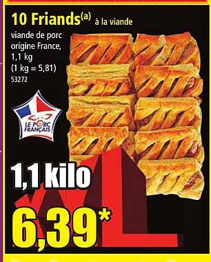 10 Friands à La Viande