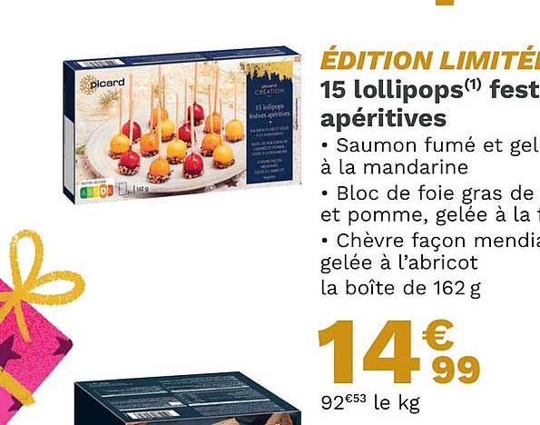 15 lollipops fest apéritives