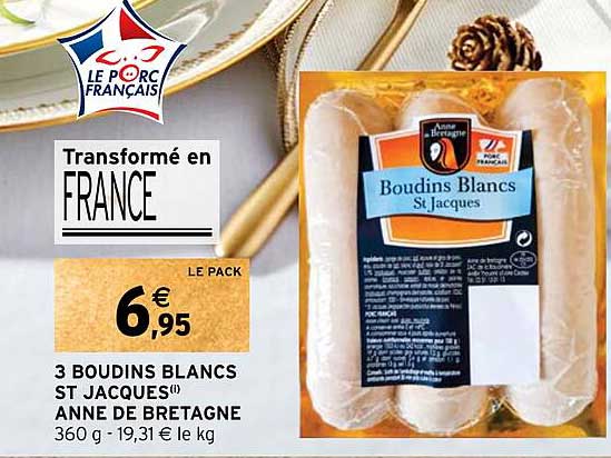 3 boudins blancs st jacques anne de bretagne