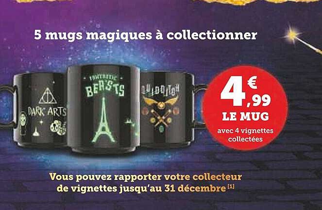5 mugs magiques à collectionner