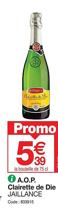 a.o.p. clairette de die jaillance