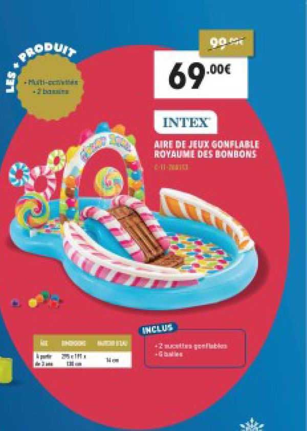 Aire De Jeux Gonglable Royaume Des Bonbons