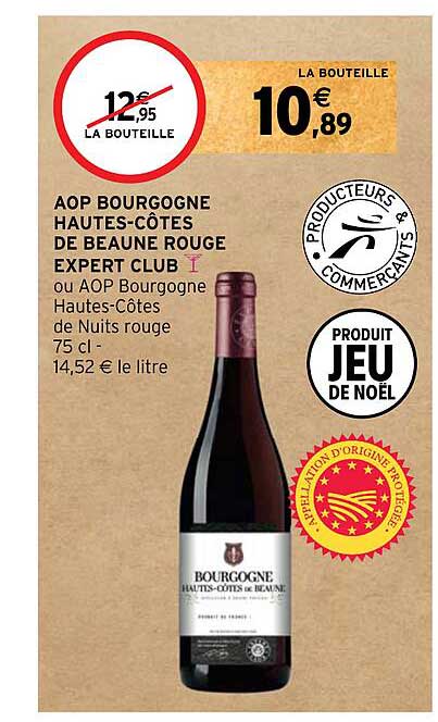 aop bourgogne hautes-côtes de beaune rouge expert club