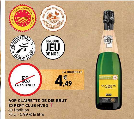 aop clairette de die brut expert club hve3