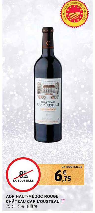 aop haut-medoc rouge chateau cap l'ousteau