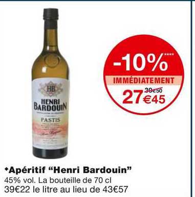 aperitif "henri bardouin"