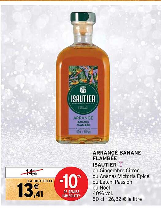 arrange banane flambee isautier