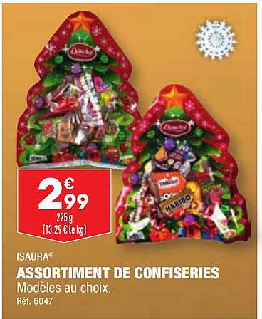 assortiment de confiseries isaura