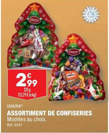 assortiment de confiseries isaura
