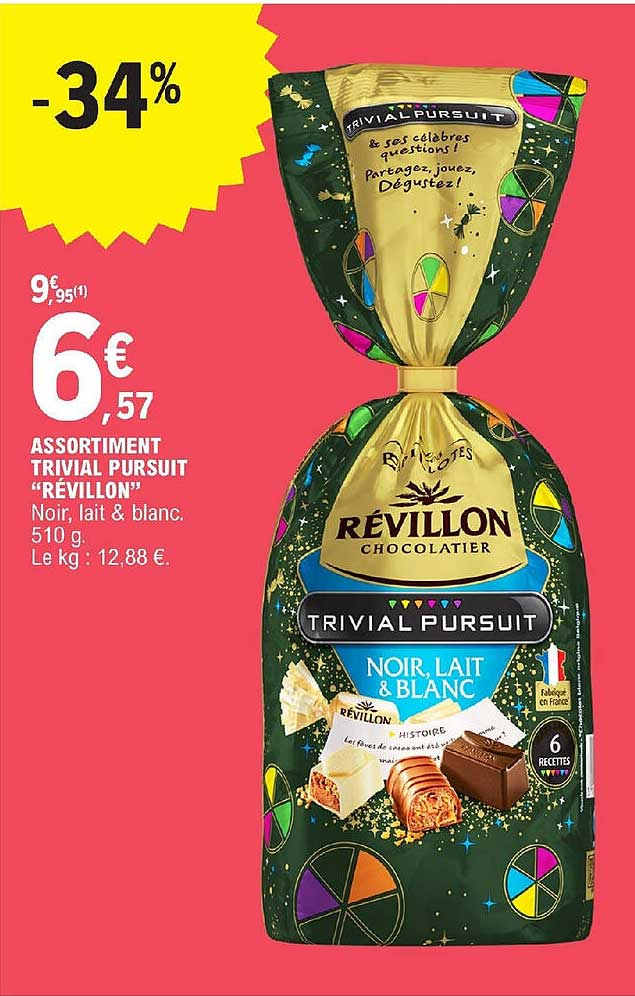 assortiment trivial pursuit "révillon'