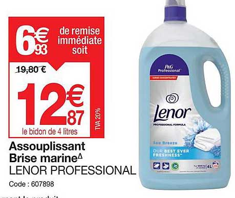 Assouplissant Brise Marine Lenor Professional