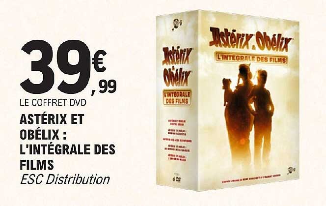 astérix et obélix : l'intégrale des films