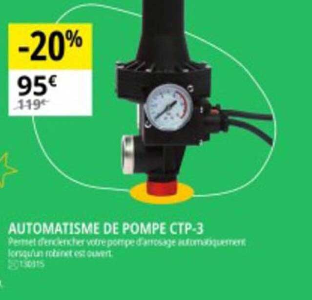 automatisme de pompe ctp-3