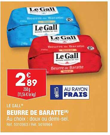 beurre de baratte le gall