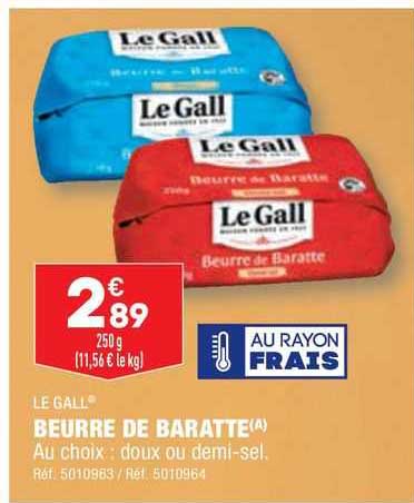 beurre de baratte le gall
