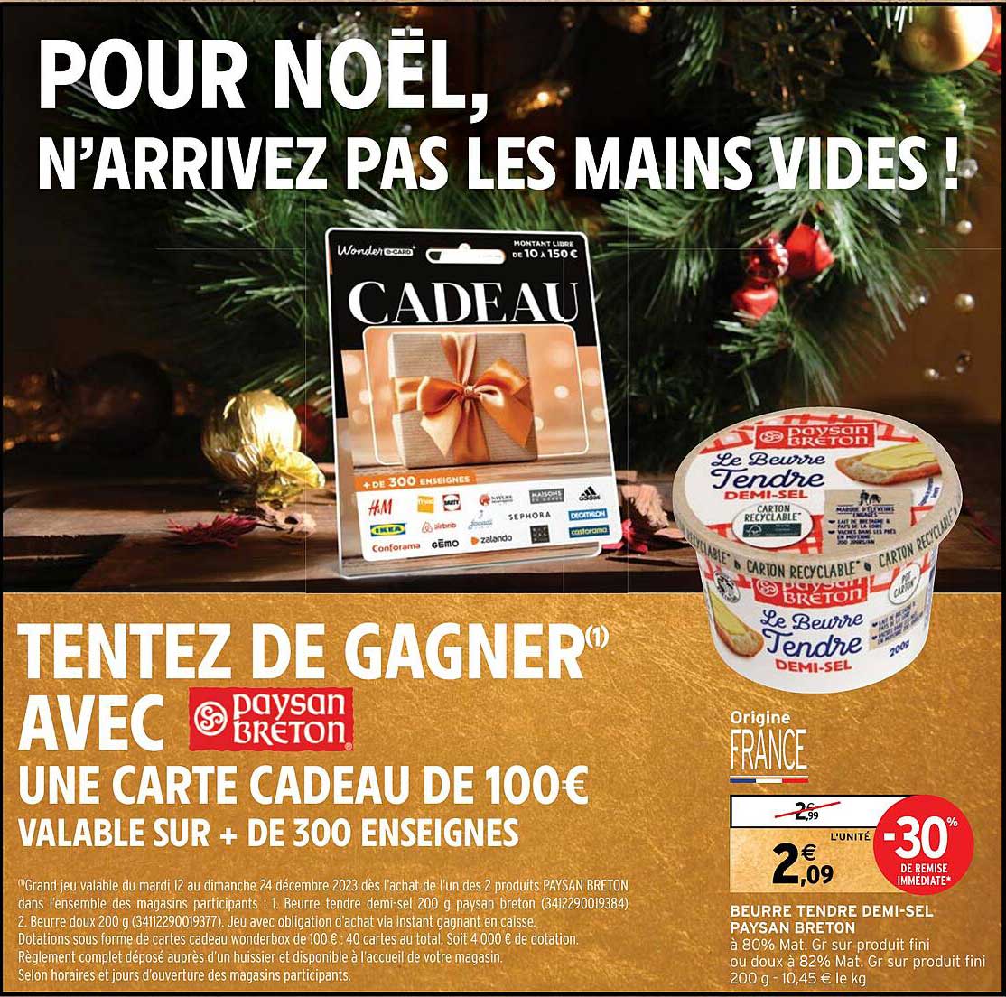 beurre tendre demi-sel paysan breton