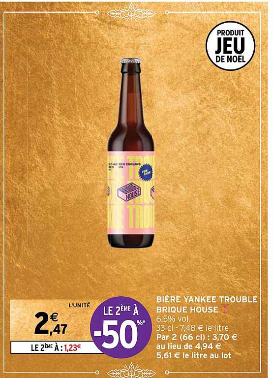 biere yankee  trouble  brique house
