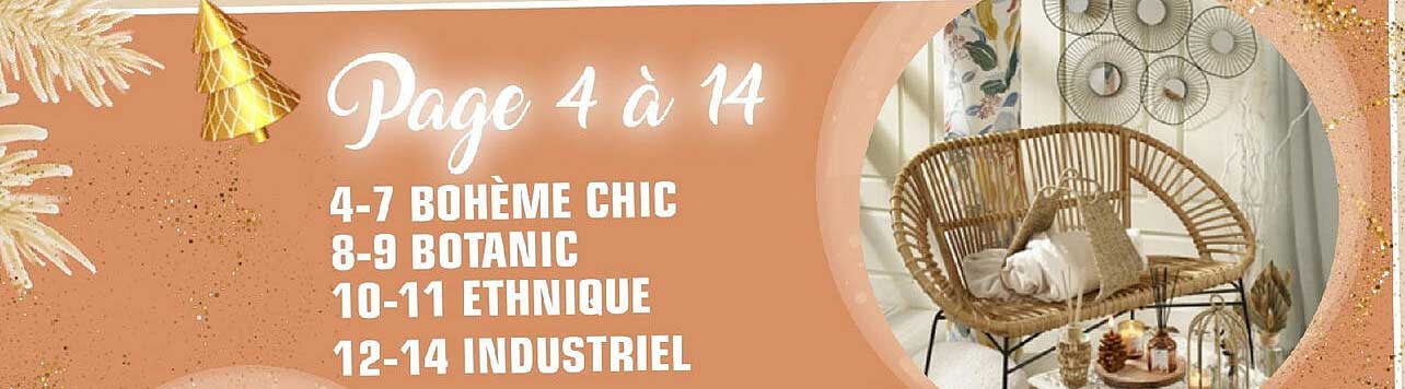 Bohème Chic, Botanic, Ethnique, Industsriel