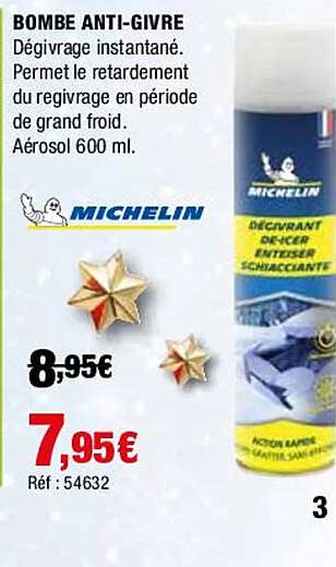 bombe anti-givre michelin