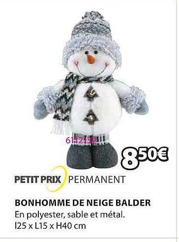 bonhomme de neige balder