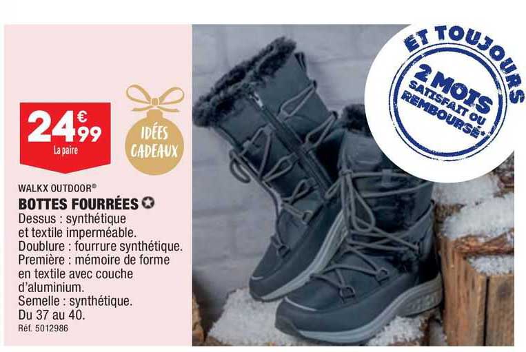 Bottes Fourrées Walkx Outdoor