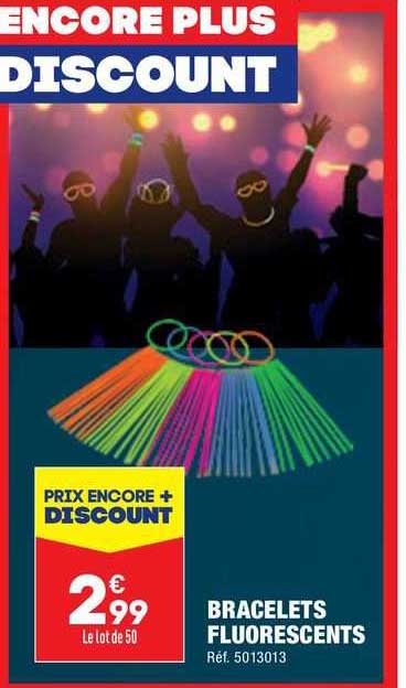 bracelets fluorescents