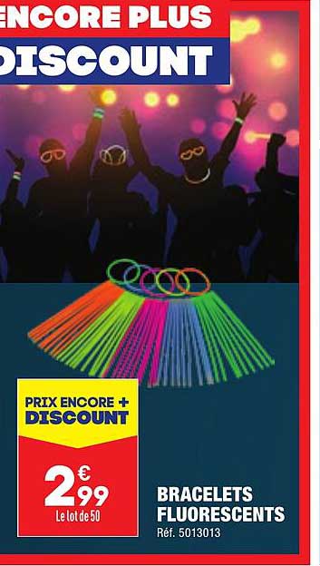 bracelets fluorescents