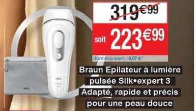 braun épilateur à lumière pulsée silk.expert 3