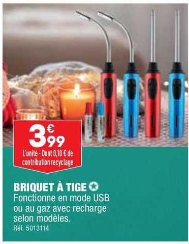 briquet à tige