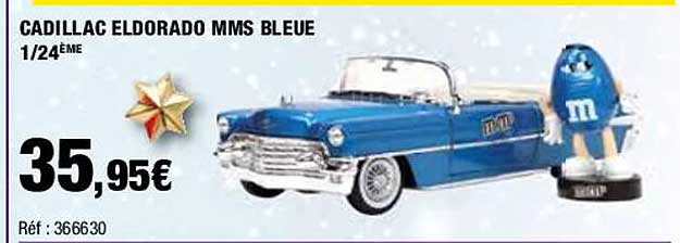 cadillac eldorado mms bleue 1/24ème