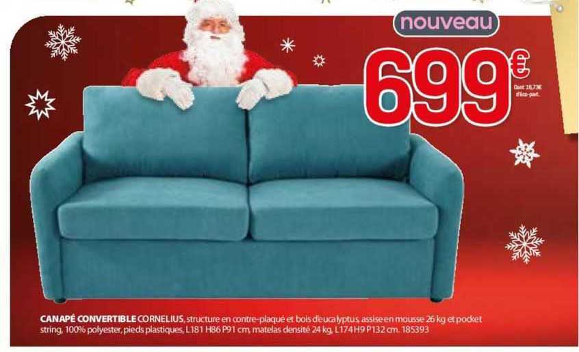 canapé convertible cornelius