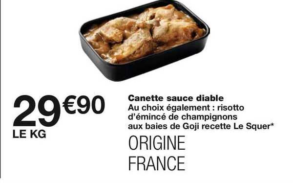 Canette Sauce Diable