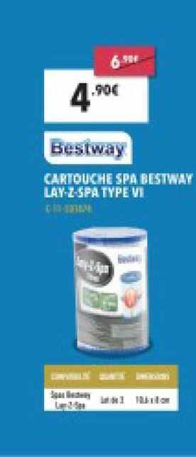 cartouche spa bestway lay-z-spa type vi bestway