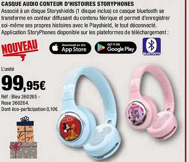 casque audio conteur d'histoires storyphones