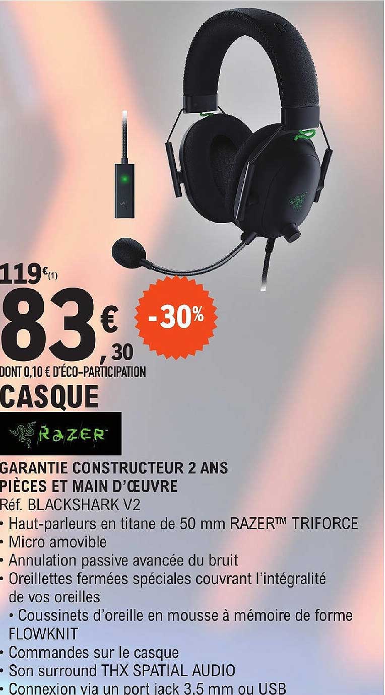 Casque Razer