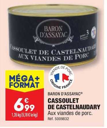 Cassoulet De Castelnaudary Baron D'assayac