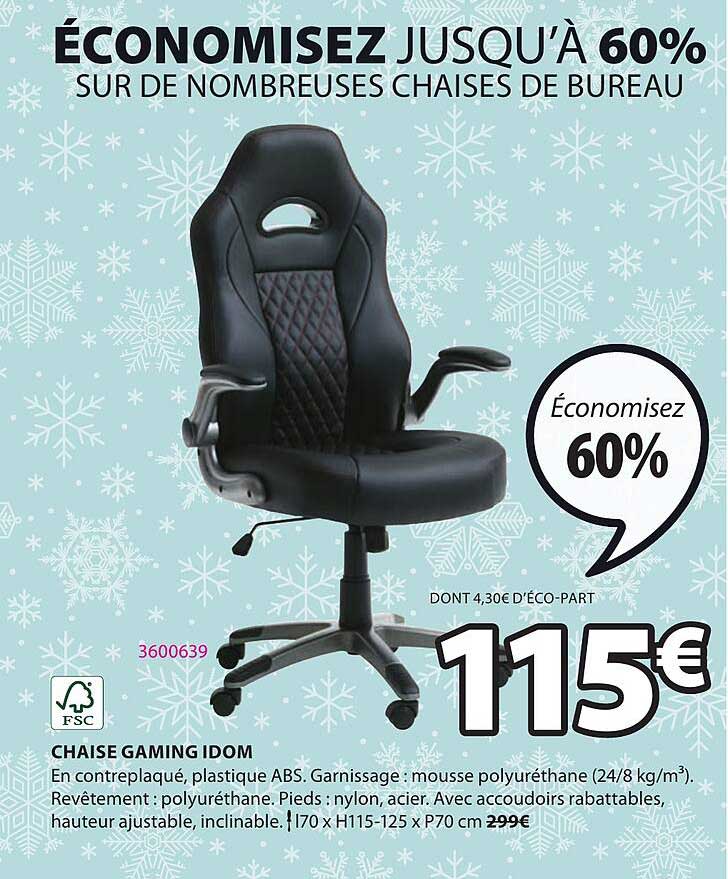 Chaise Gaming Idom