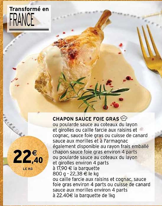 chapon sauce foie gras