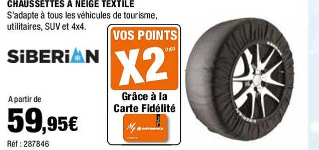 Chaussettes à Neige Textile Siberian