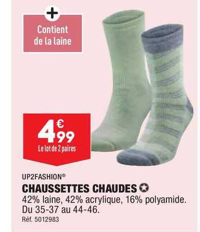 chaussettes chaudes up2fashion