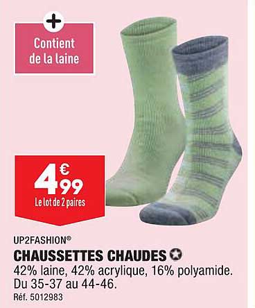 Chaussettes Chaudes Up2fashion