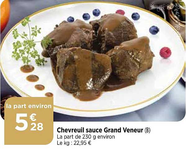 chevreuil sauce grand veneur