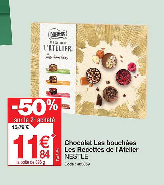 chocolat les bouchées les recettes de l'atelier nestlé