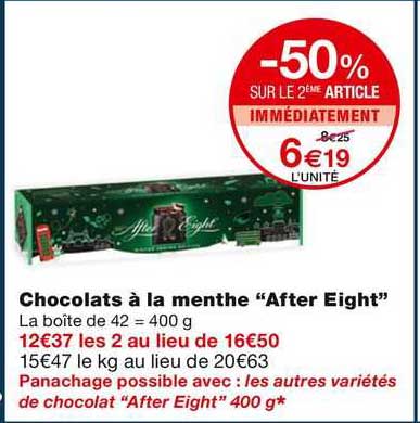 chocolats a la menthe "after eight"