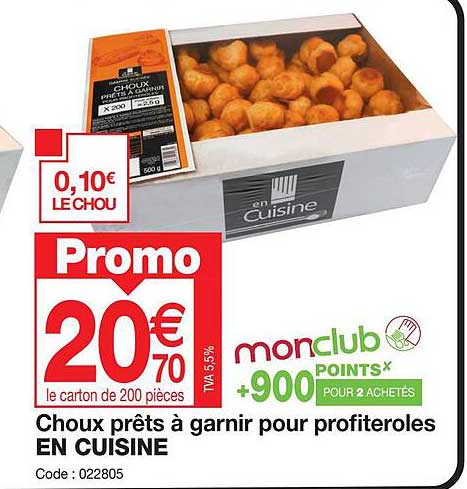 choux prets a garnir pour profiteroles en cuisine
