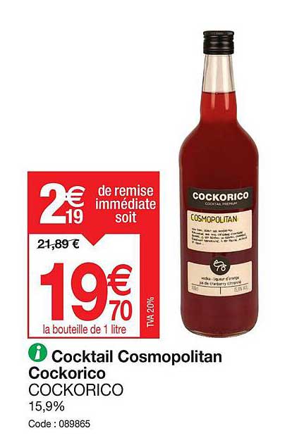 cocktail cosmopolitan cockorico