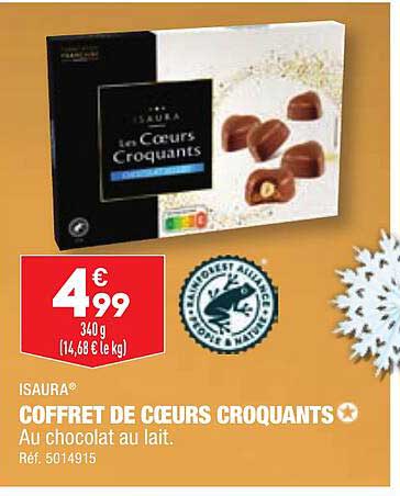 coffret de cœurs croquants isaura